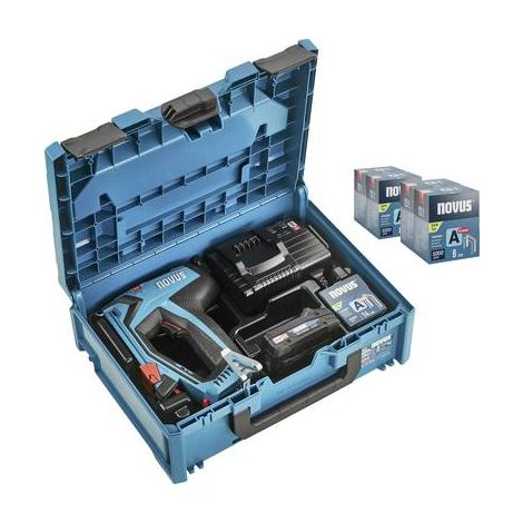Grapadora sin cable Novus-tools j-550 disparo rápido 18V