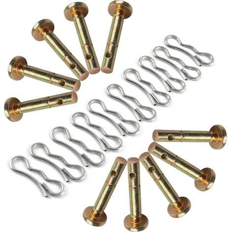 Lot de 10 goupilles de cisaillement et goupilles de rechange Cub Cadet pour souffleuses à neige 738-04124 et 714-04040 MTD (1/3)