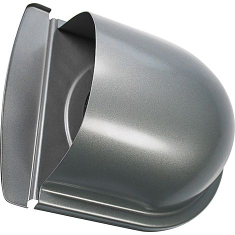 Grille de ventilation ronde en acier inoxydable 304, anti-intempéries, sortie d'air pour hotte, couvercle de conduit 100 mm, forme en U. (1/5)