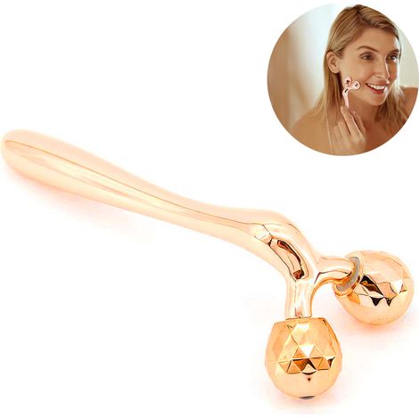 Massager Visage 3D - Rouleau Massage Facial Et Corporel - Pour Lifting Et Fermeté Cutanée - Usage Quotidien À Tout Moment - 1 Pièce (1/5)