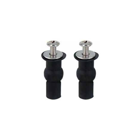 Cerniere di fissaggio per sedile WC, accessorio per sedile WC adatto a tutti i WC (18 mm) - Crezuo