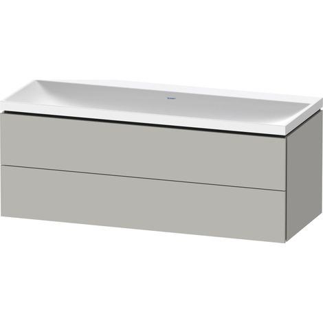 Duravit L-Cube c-shaped Set wandhängend, 2 Schubkästen, ohne