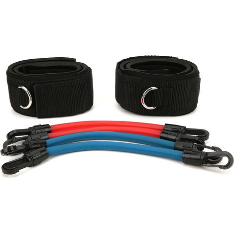 Bande de Résistance Latex Anti-dérapante Ajustable pour Entraînement de Force des Jambes et Taekwondo (Lot 1) (1/5)