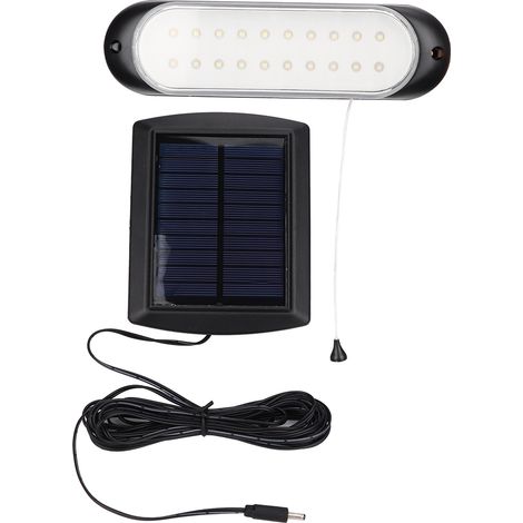 Wasserdichte LED-Solar-Wandleuchte mit geteiltem Kabel für den Außenbereich, ideal für Villa, Garten oder Hof (1/5)