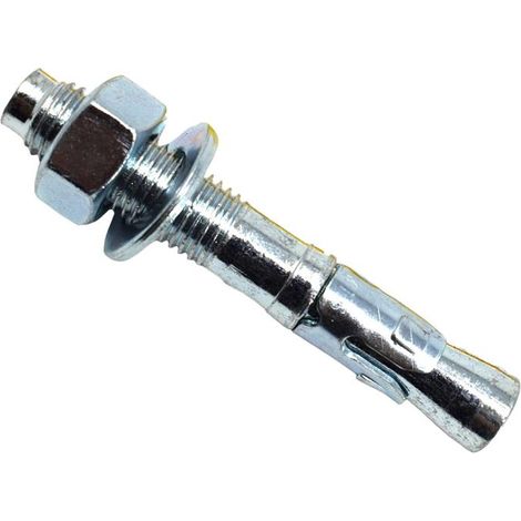 Masonmate 0841ETA620105 Zinc Plated Through Bolt M16 x 105mm 25 MAMTBZM16105