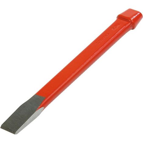 Burin mécanicien silicium 180mm – Acier allié 51SC7 – Tête de sécurité brevetée – Réaffûtabilité à vie (1/3)
