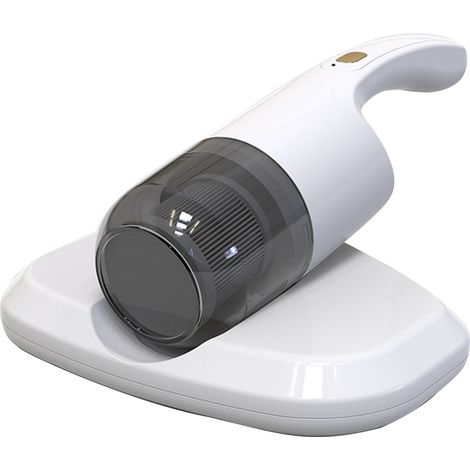 Aspirateur de lit 350 W, aspiration puissante, efficace, sans fil, pour matelas, draps, oreillers, canapés, blanc. (1/5)