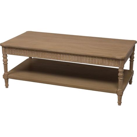 Amadeus - Table basse rectangulaire 1 tiroir en bois L120 cm Prestige (1/4)