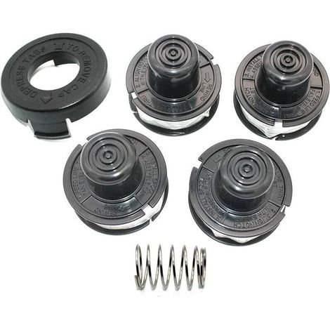Spule und Stoßzufuhrleitung für Black & Decker GL250 GL310 GL360 GLC500 82300 82310 82312 CST500 CST800 GE600 GE800 GLC12 GL250 GL310 GL360 GLC500 ST200 ST300 ST400 ST1000 RS-136, 4 Stück (1/4)