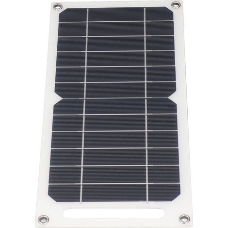 Chargeur de panneau solaire 6W, Mini monocristallin Portable avec Interface USB pour lampe de ventilateur de Smartphone. (1/5)