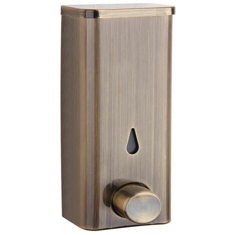 Distributeur savon mural inox 304 - Bronze - Salle de bain cuisine hôtel (1/3)