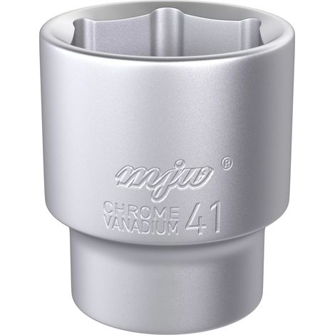 Vaso de 3/4 de pulgada para tornillos de acero CRV hexagonal de 41 mm (1/4)