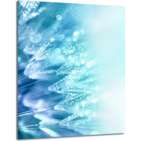 TABLERO DE MESA CON PANEL DE CRISTAL DE 40x52 CM, DISEÑO DE FLORES (1/5)