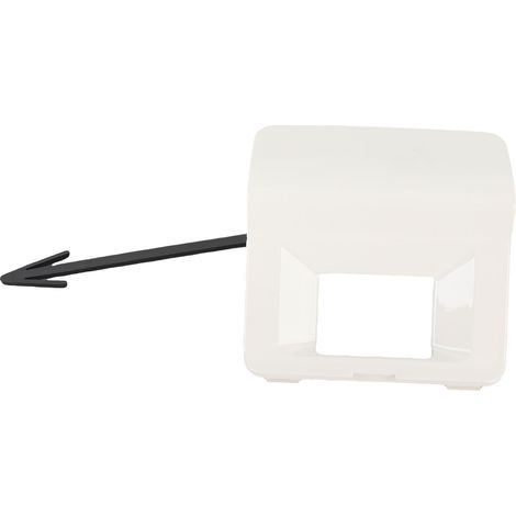 Heckklappen-Reserverad-Kameraabdeckung, stoßfeste Ersatz-Kofferraumabdeckung für Prado 150 Serie KDJ GRJ GDJ KDJ150 GRJ150 GDJ150 weiß mit Loch 64772 60020 A0, A1. (1/5)