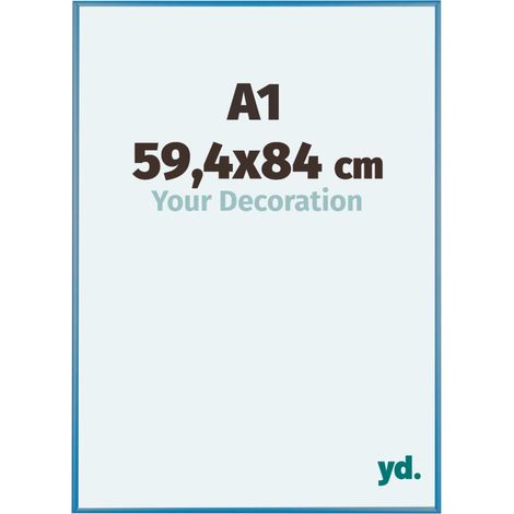 yd. - Cadre photo 59.4x84 - Blue Acier - Aluminium - Kent