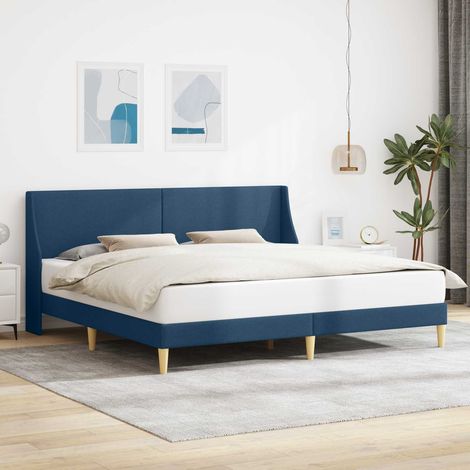 vidaXL Estructura de cama Liso con cabecera placa de conexión (1/5)