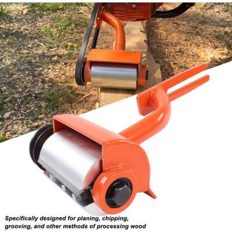 Multifunctional Log Peeler Wood Debarking Tool Chainsaw Attachment with 6 Lengthened Blades for Husqvarna (1/4)