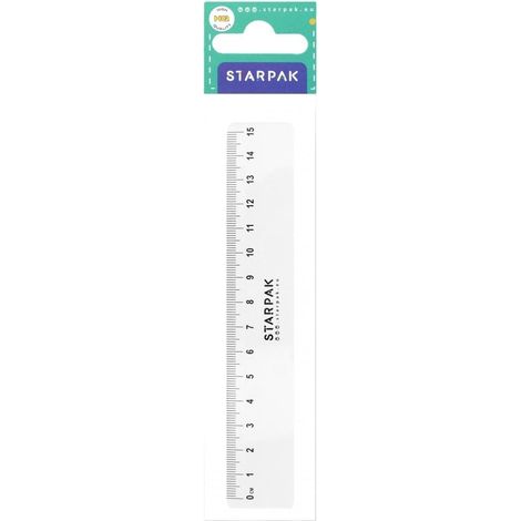 15 cm langes Kunststofflineal