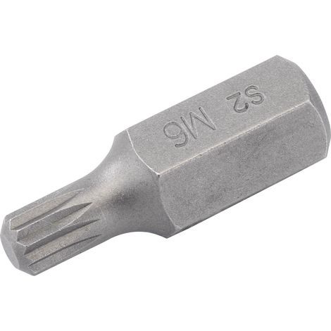 Draper Expert M6 x 30mm Hex and XZN (Spline) 10mm Insert Bit for Mechanic's Bit Sets (1/5)