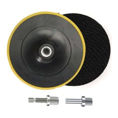 PA 2 Plateaux de Ponçage 180mm M14 avec Disques Abrasifs pour Outil Rotatif Ponçage Polissage (1/4)