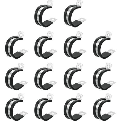 14Pcs 1-1/4"(32mm) Collier Pour Câble 304 Acier Inoxydable (1/5)