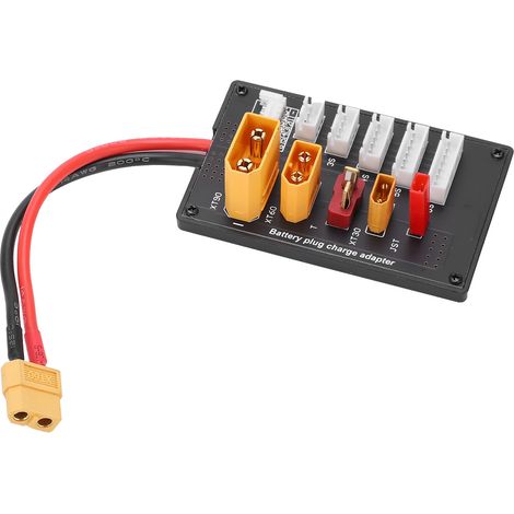 Carte de charge parallèle XT60 pour batteries LiPo, chargeur de batterie LiPo 2S-6S, adaptateur de charge parallèle équilibré (1/5)