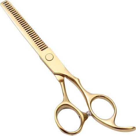 Ciseaux Éclaircissants - Acier Inoxydable - Pour Coupe Cheveux Professionnelle ou Maison - 5,5 Pouces - Lot de 1 (1/5)
