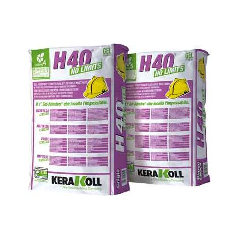 COLLE POUR CARREAUX 'H40 NO LIMITS' KERAKOLL 25 Kg - Couleur