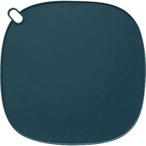 Isoliermatte aus Silikon, Untersetzer, Küchen-Tischset, westliches Tischset, nordischer Esstisch, Dunkelblau (1/4)