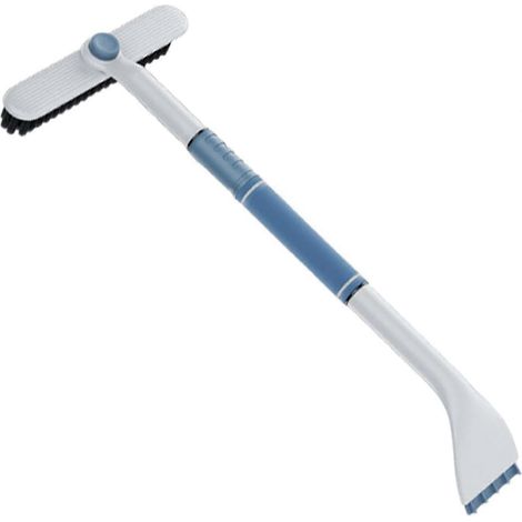 Grattoir à neige télescopique multifonctionnel Grattoir à vitre avec poignée ergonomique, grattoir à glace pour pare-brise et portières de voiture (1/5)
