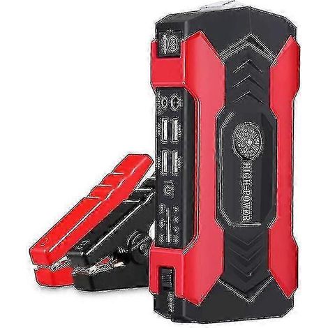 Démarreur de batterie portable Bmatwk 2500a Peak 23800mAh pour tous les moteurs essence et diesel 8.0l, booster de batterie 12V avec fonction de recharge.