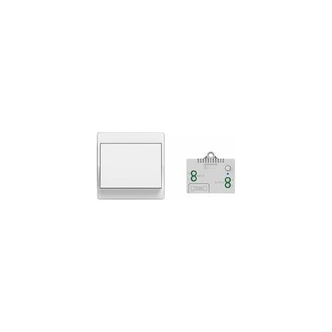 Energieautarker Funkschalter, keine Batterie erforderlich, kabellose Fernbedienung für Lichter und Geräte, wasserdicht und sicher, kann direkt in einem Badezimmer usw. installiert werden.