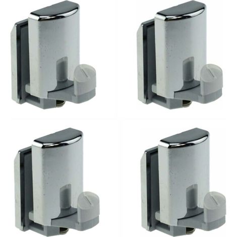 Roues de Porte de Douche à Double Roulettes - 4 Pièces (1/5)