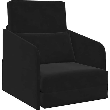 Maison Exclusive - Schlafsofa Schwarz 65 x 80 x 83 cm Samt