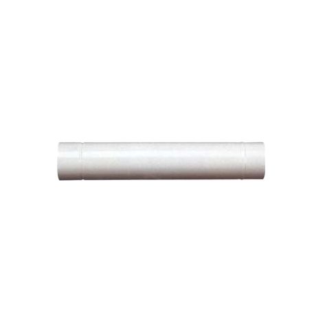 TUBO PORCELLANATO PER STUFE A LEGNA BIANCO LUCIDO  ø cm.12x50    SAVE