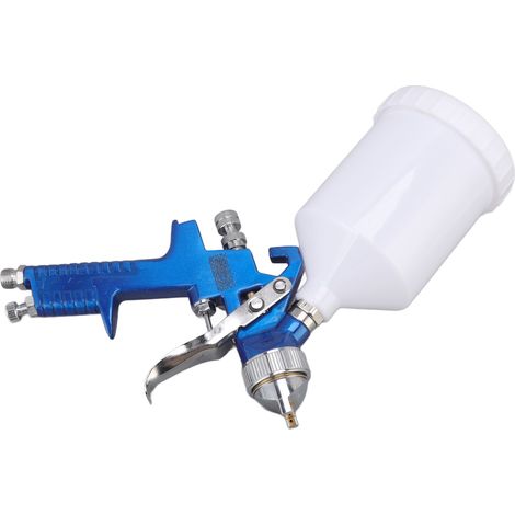 Pistolet à peinture écologique haute atomisation G1/4 filetage externe, gravité supérieure, manuel, calibre 1.7mm pour meubles (1/5)