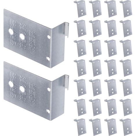 Fixateur de cadre de porte, pièces de fixation de porte en bois Fixateur de panneau de porte à cadre en bois, de fixation 30 pièces pour cadres de portes en bois, encadrements de (1/5)