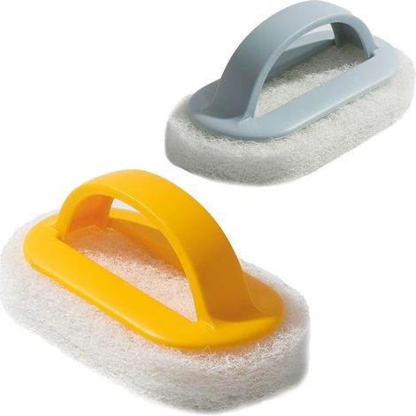 2 Pièces Brosse Éponge Ligne d'eau,Brosse Piscine Nettoyage, Brosses Plancher Mur Piscine,Brose Ligne d’Eau Piscines pour Nettoyer Piscines Spa Baignoires Murs (1/5)