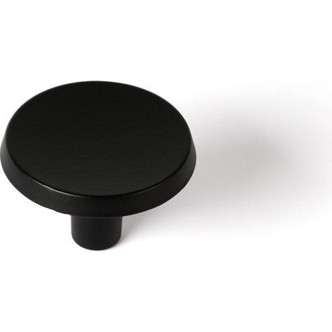Pomo para Mueble  Estilo Contemporáneo  Fabricado en Zamak  Acabado en Negro Mate  Medidas 353523 mm  Sistema de Fijación  Incluye Tornillos M4  1 Unidad - (1/4)