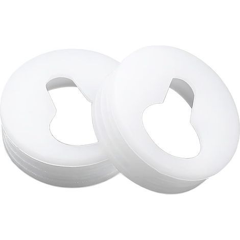 16 Pièces Cintres de Trou de Serrure, Trou de Serrure Attaches Suspension, Attaches Suspension Pattes de Fixation, pour Accrocher Mur Cadre Photo Cabinet Miroir (1/5)