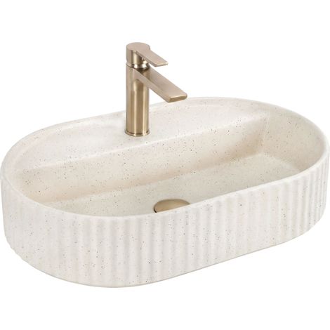 Vasque À Poser Rea Marcela 60 Saturn Beige