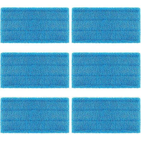 Chiffon réutilisable compatible Swiffer Wetjet, lot de 4 lingettes de remplacement pour balai spray, lavables en machine (4 pièces) (1/5)