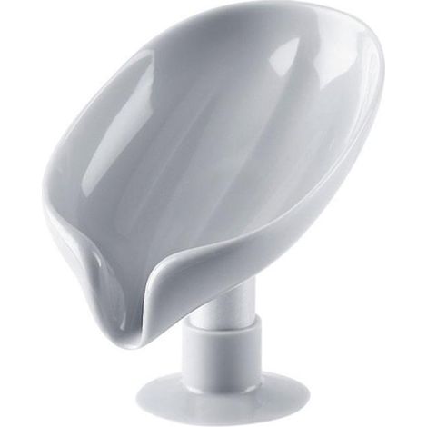 gris Porte Savon Ventouse Support Savon Douche, Porte Eponge Evier Cuisine, Porte-savons Avec Drain, Porte Savon Cuisine Nettoyage Facile Schage R (1/5)
