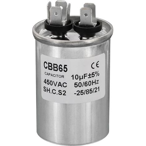 CBB65 20uF 450V Kondensator – Anlaufkondensator für Elektromotoren – 45x85mm – Frequenz 50/60Hz – Für Kompressoren und Wasserpumpen (1/5)
