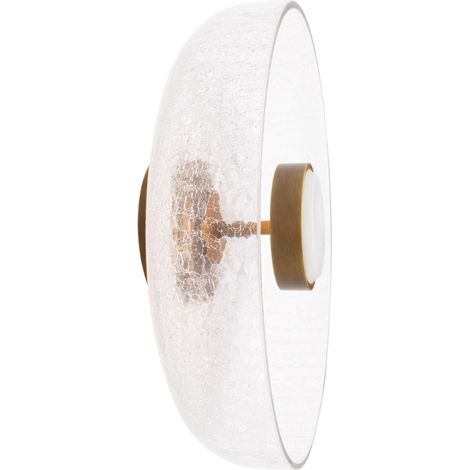 Applique murale laiton verre blanc Ø35 LED 9W Maxlight (1/5)