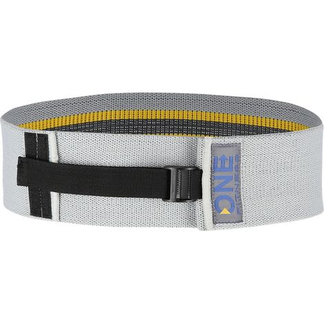 Banda de cadera ajustable para fitness y entrenamiento de resistencia.