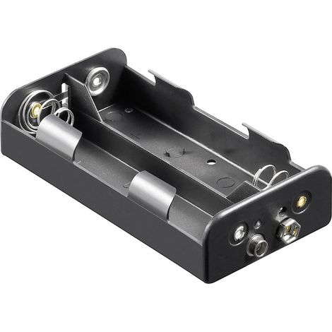 Goobay 11457 Batteriehalter 4x Baby (C) Druckknopfanschluss (L x B x H) 62.5 x 55.8 x 23.5 mm