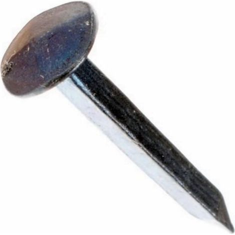 Lot de 10 clous de serrure de 20 mm de long - Clous - Clous forgés - Clous décoratifs forgés - Aspect antique - Surface bleu-noir (1/3)
