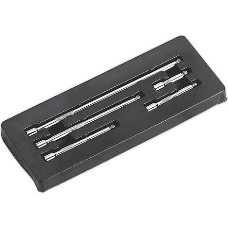 Sealey Premier Wobble Extension Bar Set 1/4""Sq Drive 5pc AK766