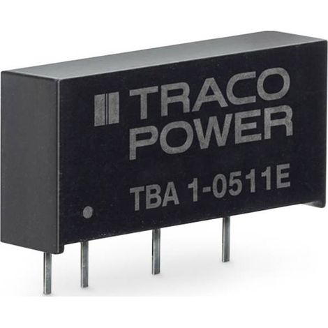 TracoPower TBA 1-0512E Convertitore DC/DC da circuito stampato 84 mA 1 W Num. uscite: 1 x Contenuto 1 pz.